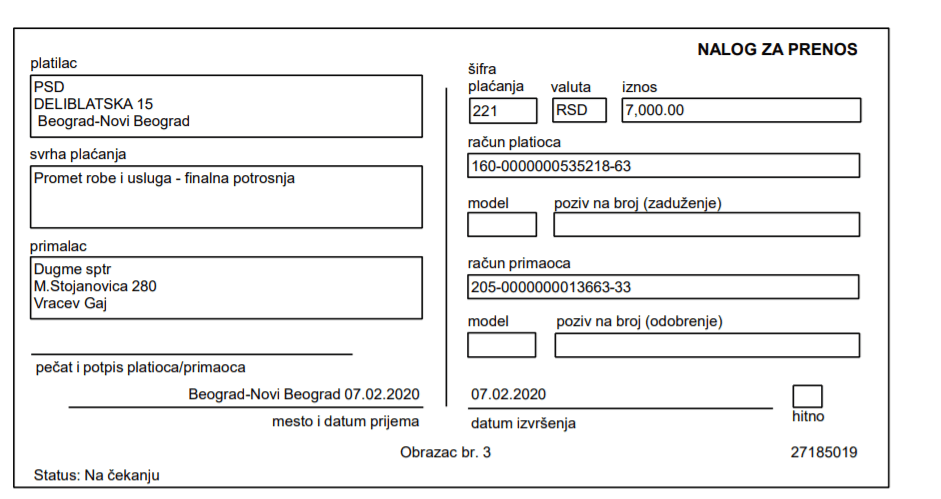 Namirnice za porodicu Stančulj 1