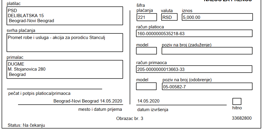 Namirnice za porodicu Stančulj 3