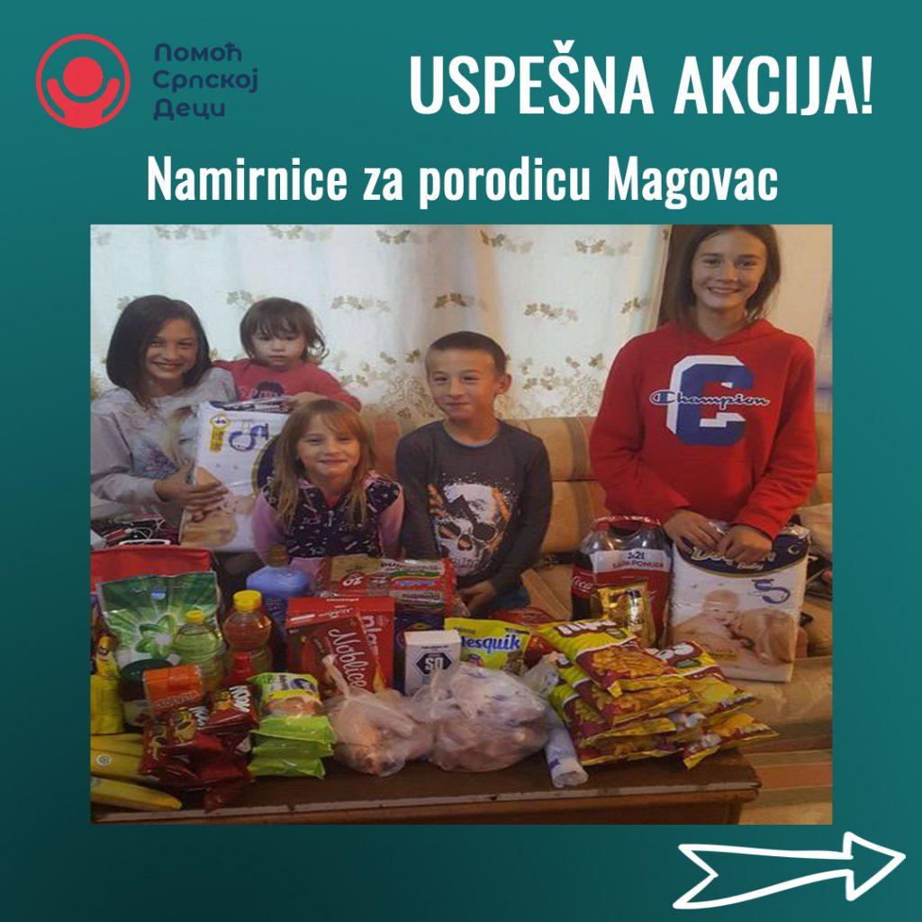 Groceries for family Magovac 1