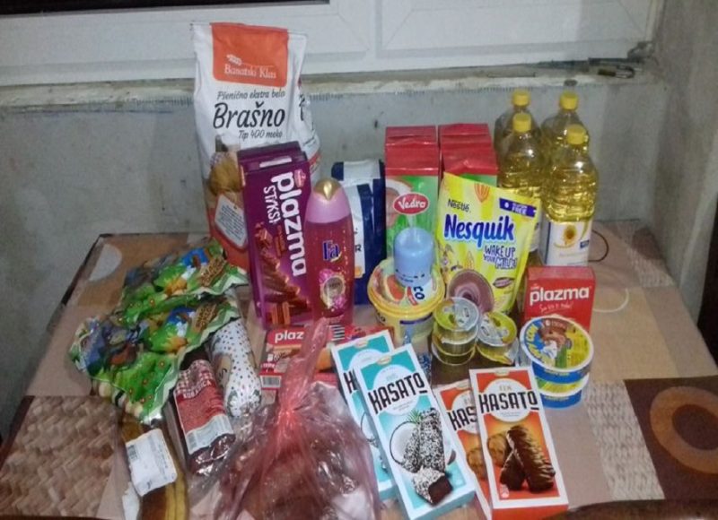 Kupovina namirnica za porodicu Brošćanc