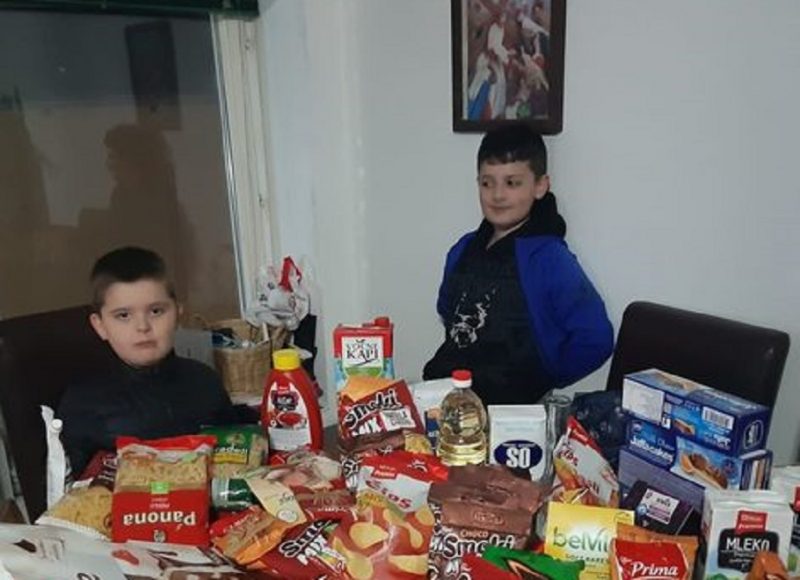 Kupovina namirnica za porodicu Milošević
