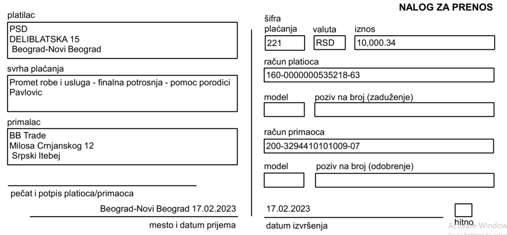 Kupovina namirnica za porodicu Pavlović 4