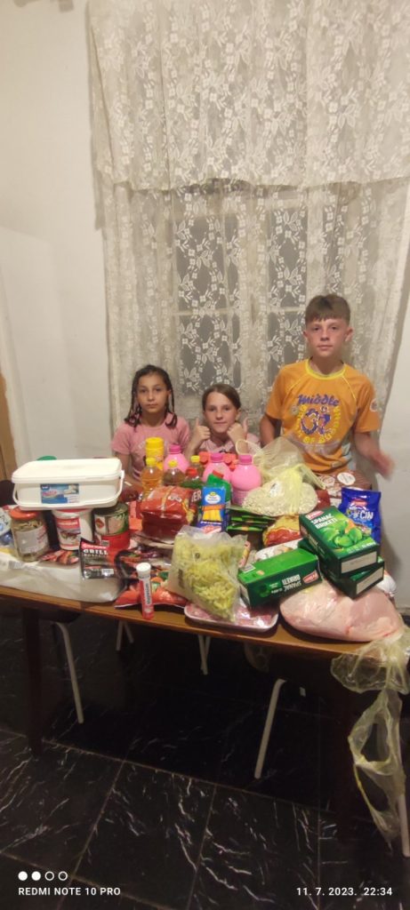 Donacija namirnica za Stepana Stanisavljevića i njegovu porodicu 1
