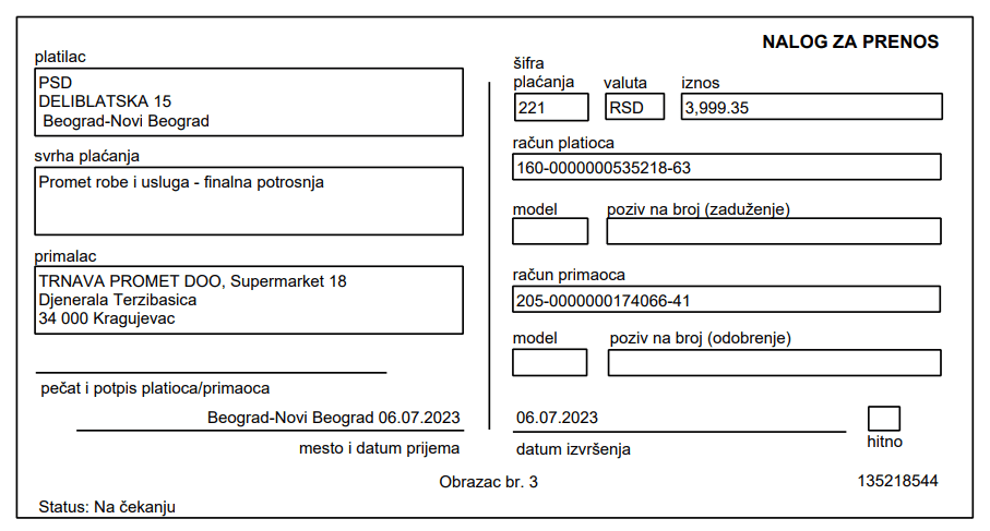 Kupovina namirnica za porodicu Biserčić 3