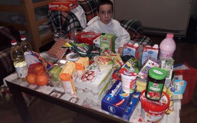 Donacija hrane porodici Jovanović iz Beograda