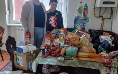 Kupovina namirnica porodici Milošević