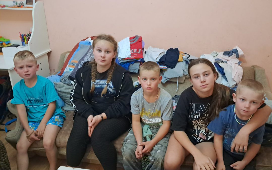 Donacija garderobe porodici Stevanović