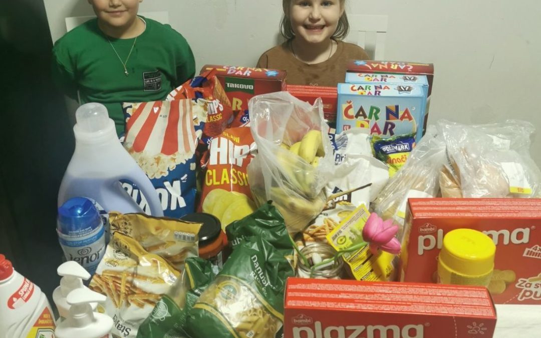 Kupovina namirnica porodici Trifunović / Marković