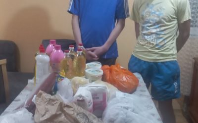 Kupovina namirnica porodici Filimonović