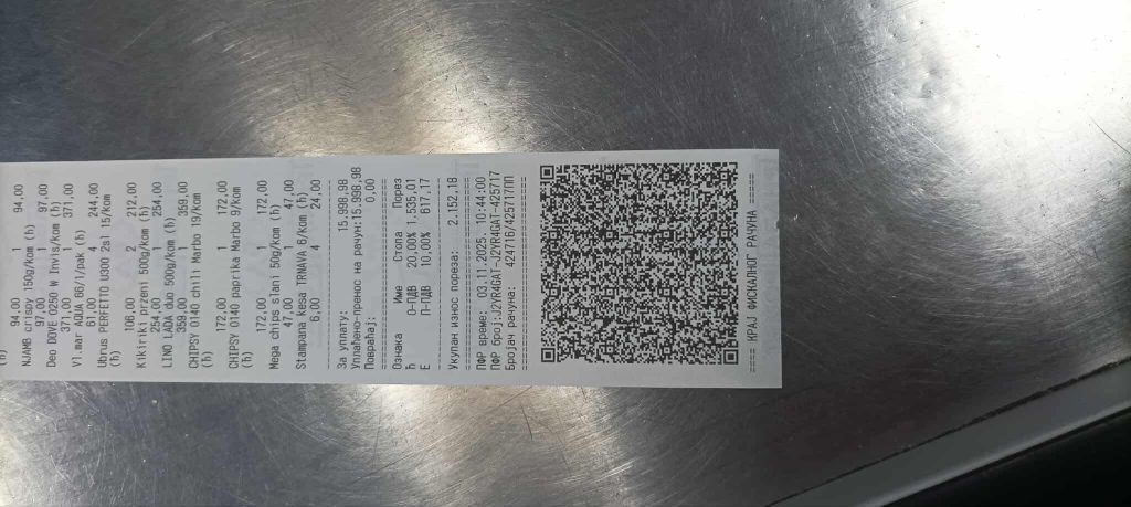 Kupovina namirnica porodici Biserčić 4