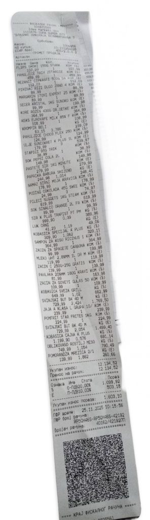 Kupovina namirnica porodici Radulović 2 Kupovina namirnica porodici Radulović 2