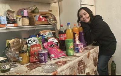 Kupovina namirnica za skromnu proslavu Dušanovog rođendana