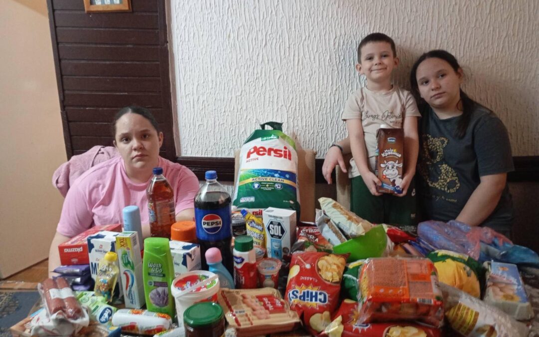 KUPOVINA NAMIRNICA PORODICI STANISAVLJEVIĆ – USPEŠNA AKCIJA