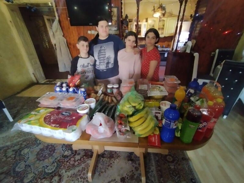 Kačikola – donacija Kupovina namirnica porodici Kačikola - uspešna akcija