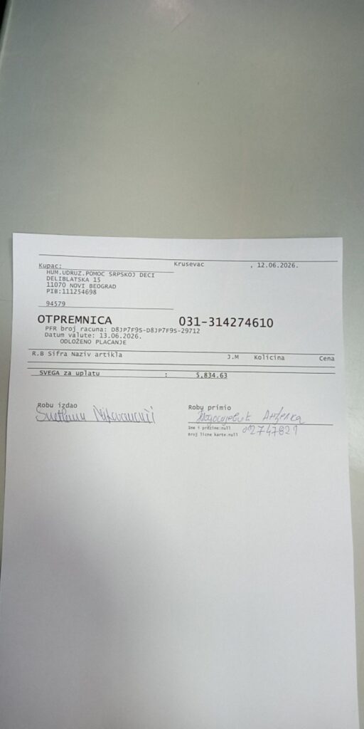 Kupovina namirnica porodici Todosijević / Jeremić - uspešna akcija 2 Kupovina namirnica porodici Todosijević / Jeremić-2