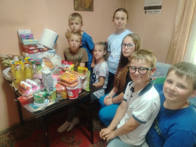 Kupovina namirnica porodici Stevanović – uspešna akcija
