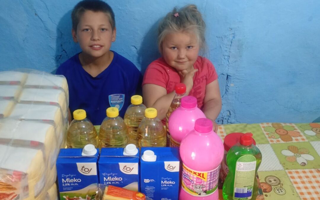 Kupovina namirnica porodici Živanović – uspešna akcija